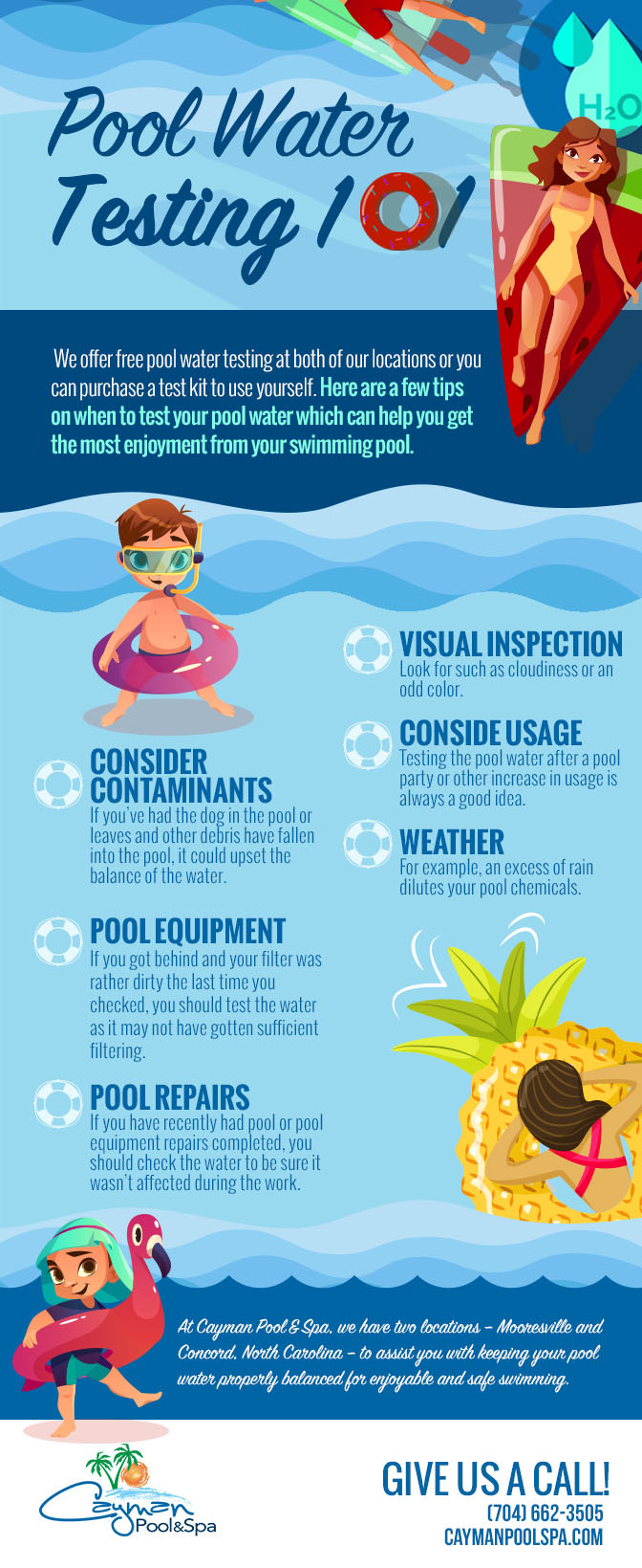 Learn more about the importance of pool water testing.
